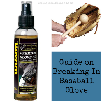 Breaking In A Baseball Glove With Water 17