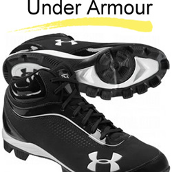 under armour molded baseball cleats