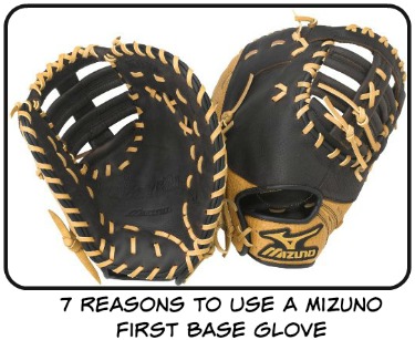 mizuno first base glove softball